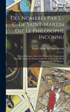 Cover Des Nombres Par L.-C. De Saint-Martin Dit Le Philosophe Inconnu