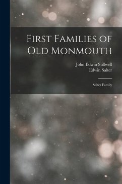 Cover First Families of Old Monmouth: Salter Family