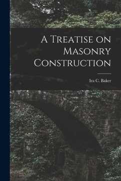 Cover A Treatise on Masonry Construction