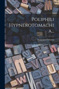 Cover Poliphili Hypnerotomachia...