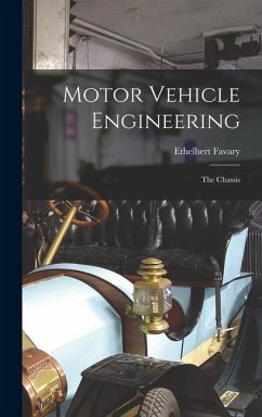 Cover Motor Vehicle Engineering: The Chassis