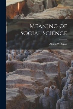 Meaning of Social Science - W, Small Albion