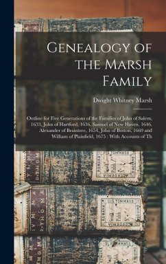 Cover Genealogy of the Marsh Family