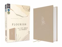 Flourish: The NIV Bible for Women, Cloth Over Board, Cream, Comfort Print - Zondervan