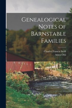 Cover Genealogical Notes of Barnstable Families