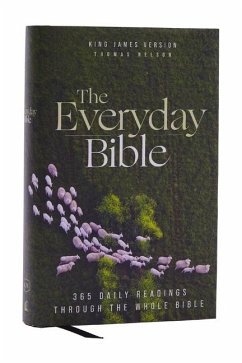 KJV, The Everyday Bible, Hardcover, Red Letter, Comfort Print - Thomas Nelson