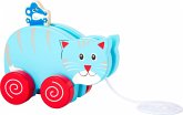 Small foot 10635 - Ziehtier Katze und Maus, Holz, play&learn