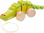 Small foot 2604 - Ziehtier Krokodil, Holz, play&learn
