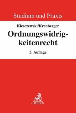 Ordnungswidrigkeitenrecht - Klesczewski, Diethelm;Krenberger, Benjamin