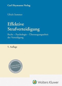 Effektive Strafverteidigung - Sommer, Ulrich