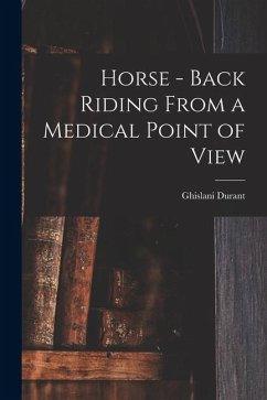 Cover Horse - Back Riding From a Medical Point of View