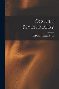 Occult Psychology