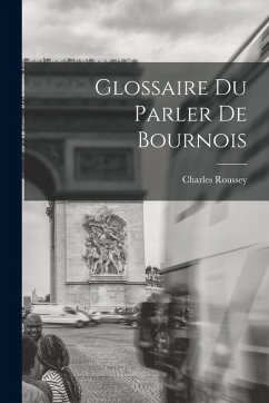 Cover Glossaire du Parler de Bournois
