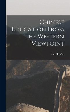 Cover Chinese Education From the Western Viewpoint