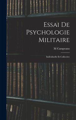 Cover Essai De Psychologie Militaire