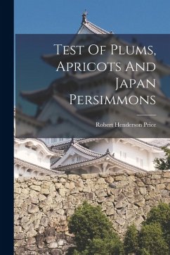 Cover Test Of Plums, Apricots And Japan Persimmons