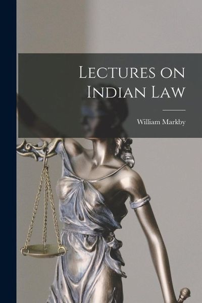 Lectures on Indian Law