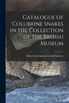 Cover Catalogue of Colubrine Snakes in the Collection of the British Museum