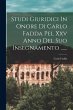 Studi Giuridici In Onore Di Carlo Fadda... - Bild 1