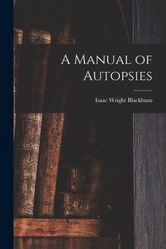 Cover A Manual of Autopsies
