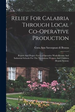 Cover Relief For Calabria Through Local Co-operative Production