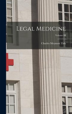 Cover Legal Medicine; Volume III