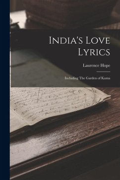 Cover India's Love Lyrics: Including The Garden of Kama
