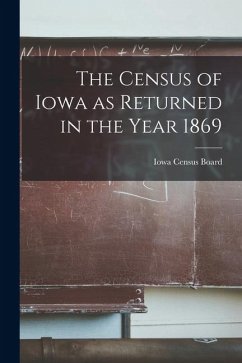 The Census of Iowa as Returned in the Year 1869 - Board, Iowa Census