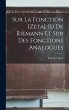 Sur la fonction [Zeta] (s) de Riemann... - Bild 1