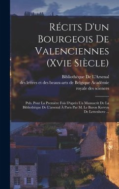 Cover Récits D'un Bourgeois De Valenciennes (Xvie Siècle)