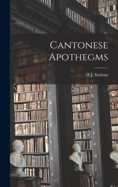 Cover Cantonese Apothegms