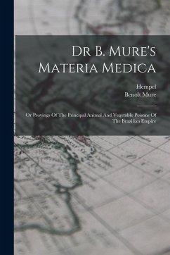 Cover Dr B. Mure's Materia Medica