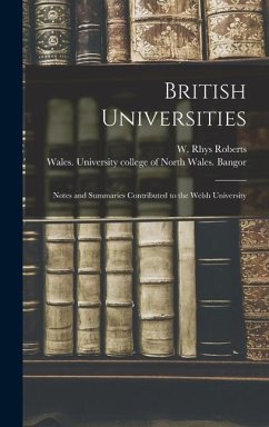 British Universities - Roberts, W Rhys