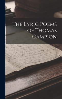 Cover The Lyric Poems of Thomas Campion