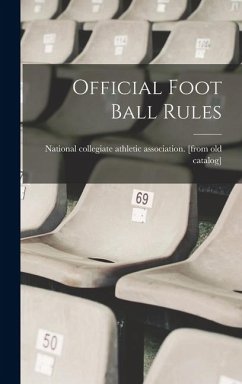 Cover Official Foot Ball Rules