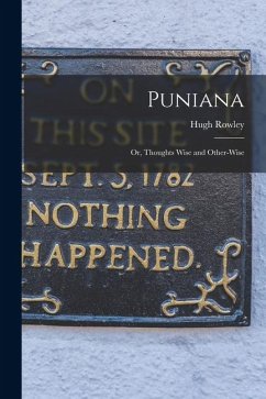Cover Puniana: Or, Thoughts Wise and Other-Wise