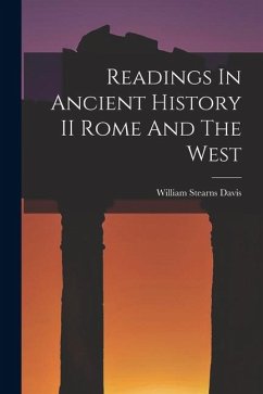 Cover Readings In Ancient History II Rome And The West