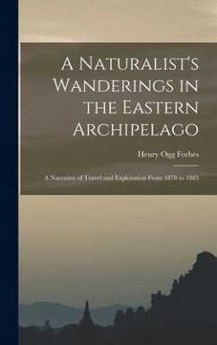 A Naturalist's Wanderings in the Eastern Archipelago: A Narrative of Travel and Exploration From 1878 to 1883 - Forbes, Henry Ogg