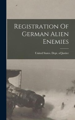 Registration Of German Alien Enemies