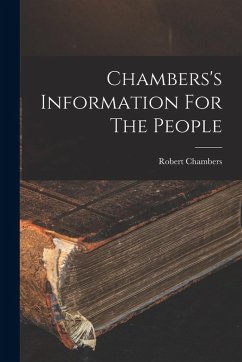 Cover Chambers's Information For The People