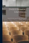 Enseignement Universel: Langue Maternelle, Langue Étrangère, Mathématiques, Musique, Volume 2...