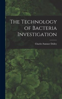Cover The Technology of Bacteria Investigation
