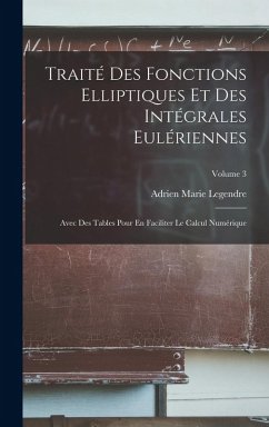 Cover Traité Des Fonctions Elliptiques Et Des Intégrales Eulériennes