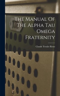 Cover The Manual Of The Alpha Tau Omega Fraternity