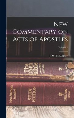 Cover New Commentary on Acts of Apostles; Volume 1
