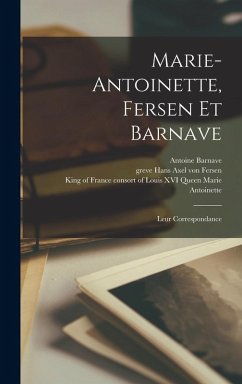 Cover Marie-Antoinette, Fersen et Barnave