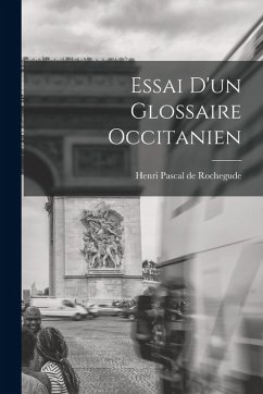 Cover Essai D'un Glossaire Occitanien
