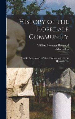 Cover History of the Hopedale Community