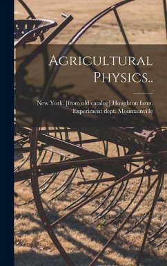 Cover Agricultural Physics..