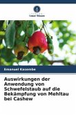 Auswirkungen der Anwendung von Schwefelstaub auf die Bekämpfung von Mehltau bei Cashew